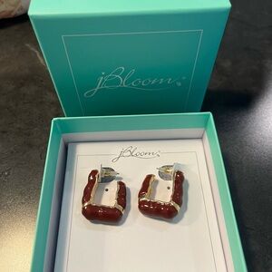 bloom Brown and Gold Earrings